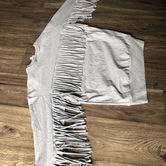 LuLaRoe Fringe Sweatshirt - Picture 4 of 6